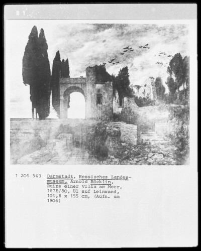 Ruins of a villa by the sea