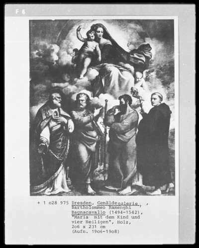 Mary with the Child and Saint