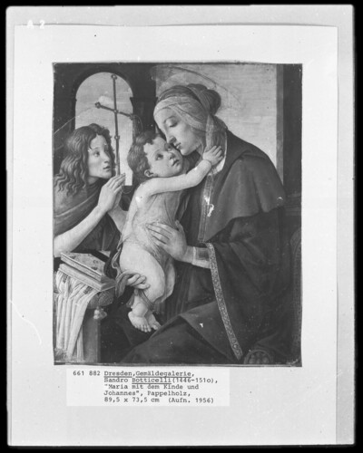 Mary with the child and little John