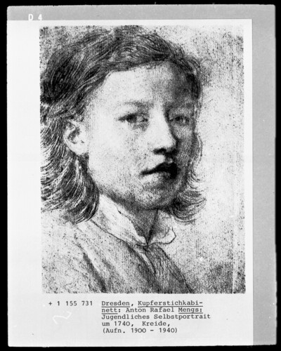 Youth self-portrait & self-portrait at the age of twelve