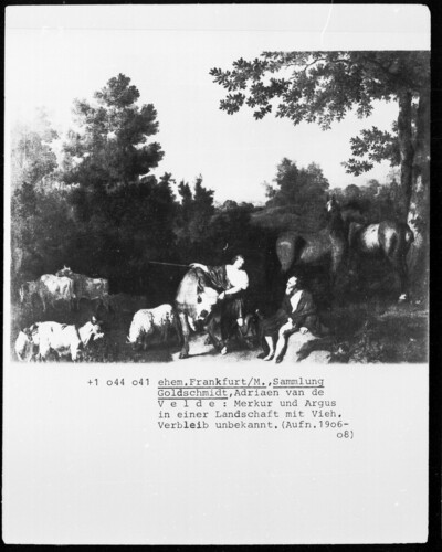 Mercury and Argus in a Landscape with Livestock