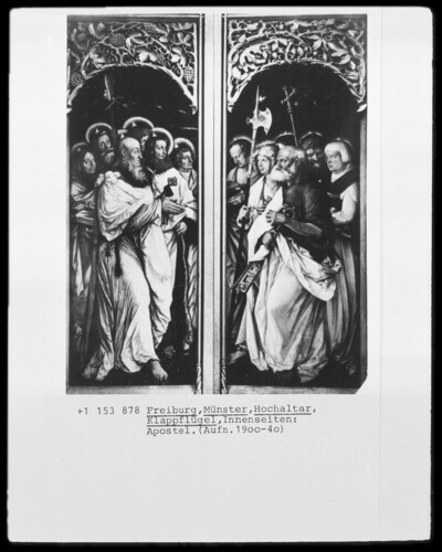 Six apostles (with the apostles Paul and Judas Thaddäus)