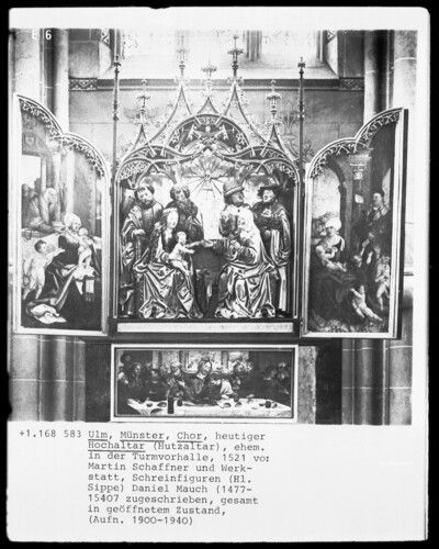 High Altar (Hutzaltar, formerly in the tower vestibule)