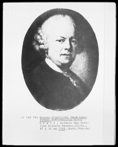 Portrait of Gottlieb Wilhelm Rabener
