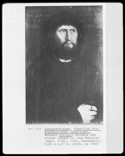Portrait of Count Johann 2 of Montfort