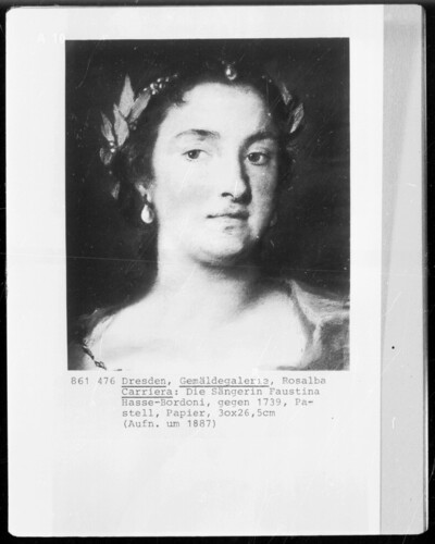 Singer Faustina Hasse-Bordoni