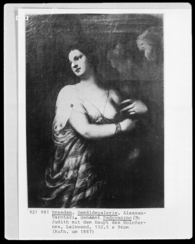 Judith with the head of the Holofernes