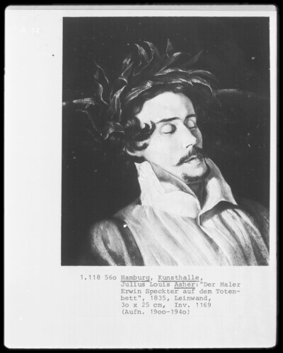 The Painter Erwin Speckter on the Dead Bed