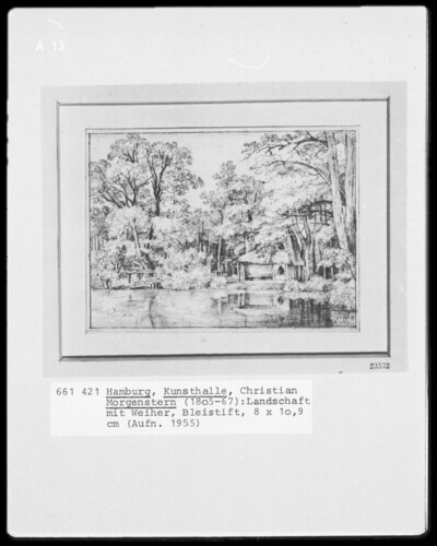 Landscape with pond