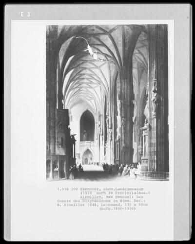 The interior of Stephansdom in Vienna