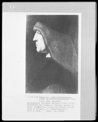 Breast image of Lodovico Sforza, called Il Moro