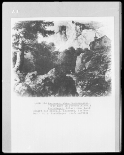 Landscape with chapel