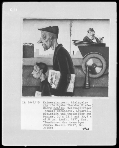 Newspaper (work desecrated)