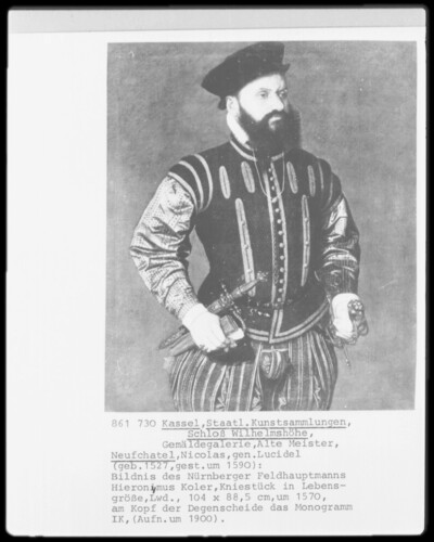 Bildnis des Nürnberger Feldhauptmanns Hieronymus Koler