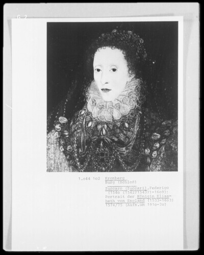 Portrait of Queen Elisabeth of England (1533-1603)