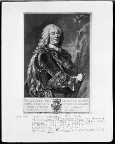 Portrait of Landgrave Wilhelm VIII of Hessen-Kassel