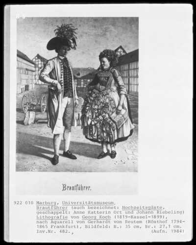 Brautführer: Anne Katterin und Johann Riebeling