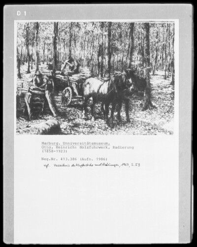 Holzfuhrwerk