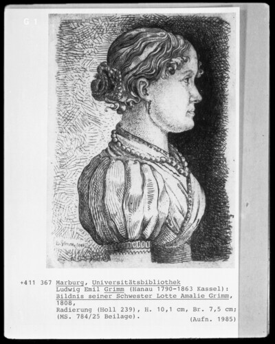 Portrait of Lotte Amalie Grimm