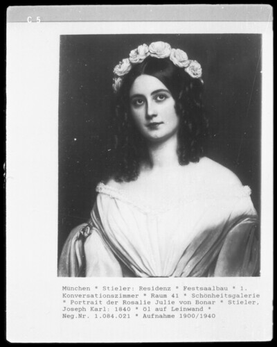 Portrait of Rosalie Julie von Bonar