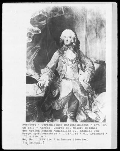 Portrait of Count Johann Maximilian IV. Emanuel von Preysing-Hohenaschau
