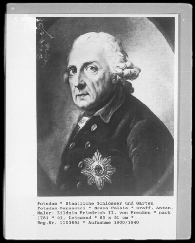 Portrait of Frederick II of Prussia