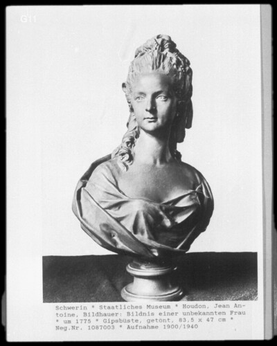 Head of an unknown woman