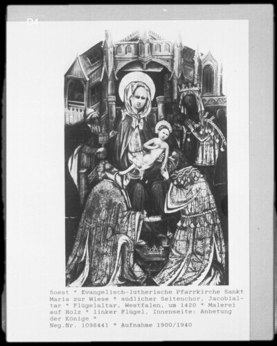 Jacobi Altar, Left Wing: The Adoration of the Magi