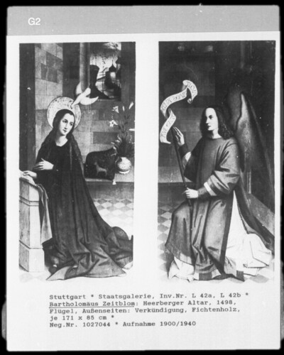 Heerberg Altar: Annunciation