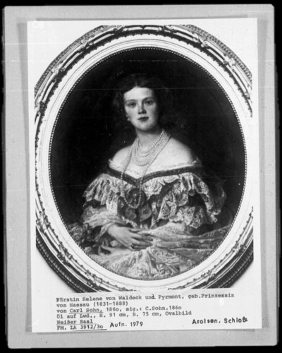 Princess Helene von Waldeck and Pyrmont