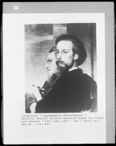 Portrait Reinhold Begas and Franz von Lenbach