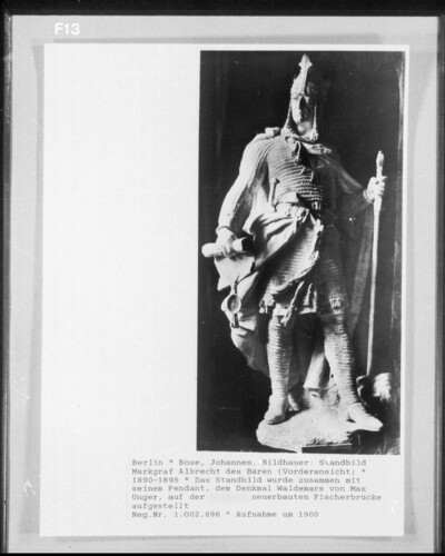 Standbild Markgraf Albrecht des Bären