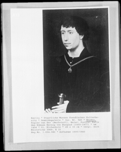 Portrait of Charles the Bold Duke of Burgundy (1433-1477)