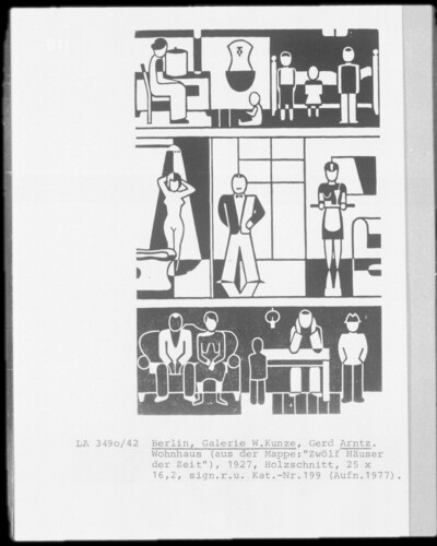 Wohnhaus (aus der Mappe "12 Häuser der Zeit")
