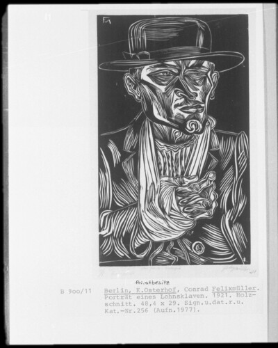 Portrait of a wage slave