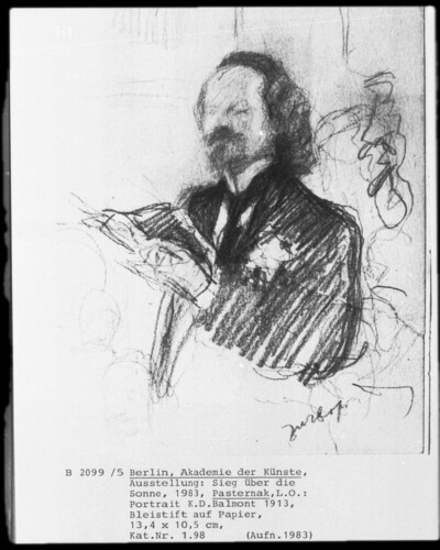 Porträt K. D. Balmont