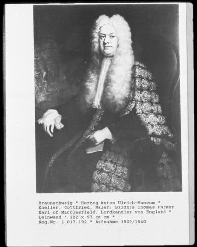 Portrait Thomas Parker Earl of Macclesfield, Lord Chancellor of England
