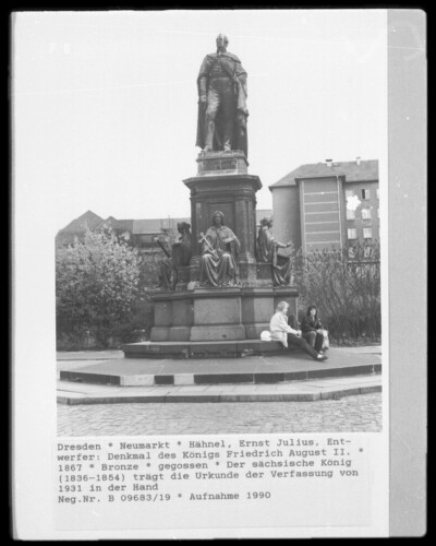 Memorial of King Friedrich August II.