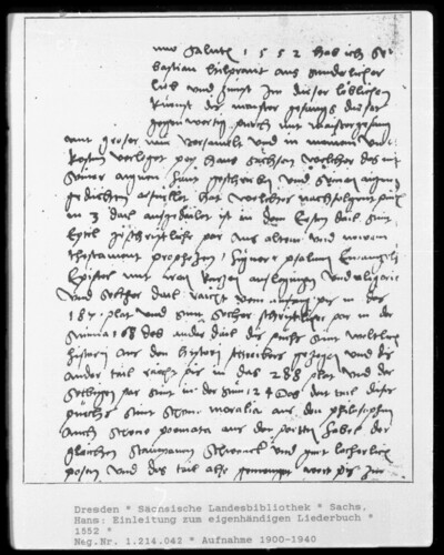 Introduction to the handwritten song-book