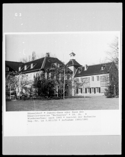 Jakobi-Haus / Haus des Künstlervereins "Malkasten"