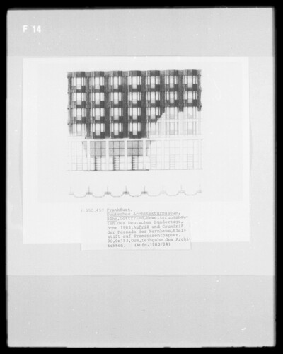 Erweiterungsbauten des Deutschen Bundestages Bonn, Fassade des Kernhauses
