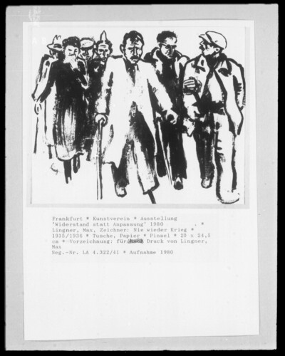 Front populaire, Illustration für "Le Monde"