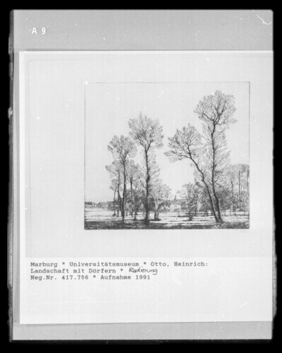 Landschaft mit Dörfern