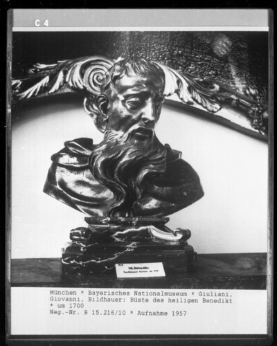Büste des heiligen Benedikt