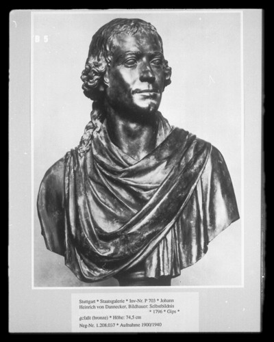 Self-portrait of Johann Heinrich von Dannecker