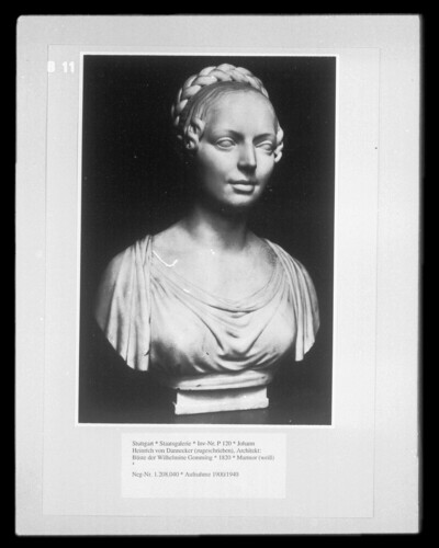 Bust of Wilhelmine Gemming