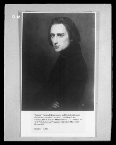 Portrait of Franz Liszt (1811-1886)