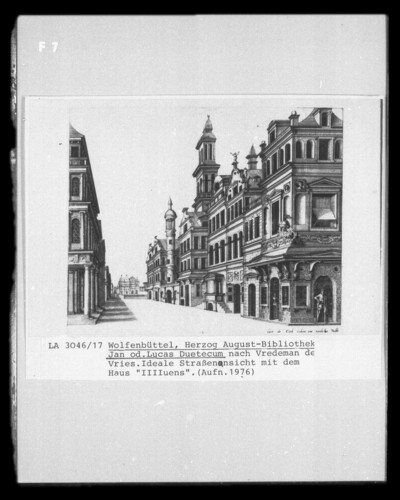Ideale Straßenansicht mit dem Haus "IIIIuens"