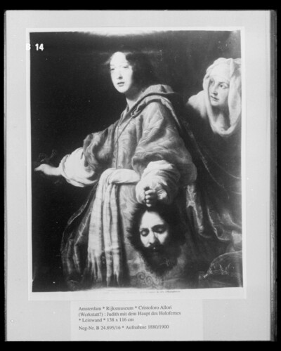 Judith with the head of the Holofernes