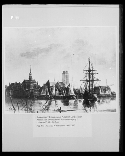 View of Dordrecht at Sunset